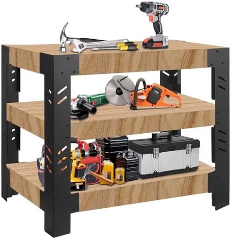 Custom Steel Workbench Leg Frame Kit for Garages