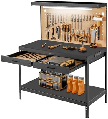 Solid A3 Steel Tool Storage Workbench for Workshops