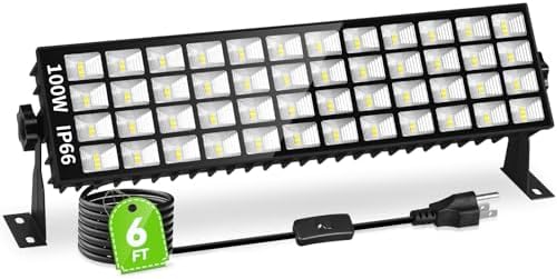 Bright 100W LED Waterproof Garage Workshop Light