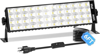 Powerful 100W Plug-In Waterproof Bay Light
