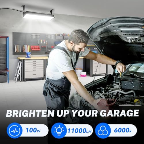 Bright 100W LED Waterproof Garage Workshop Light