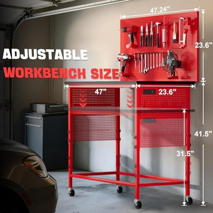 Ferreteriai 47-Inch Ergonomic Workbench with Features