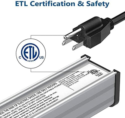 Heavy-Duty 16-Outlet Metal Power Strip with Long Cord