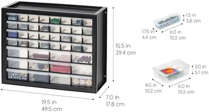 IRIS USA 44-Drawer Stackable Hardware Storage Unit